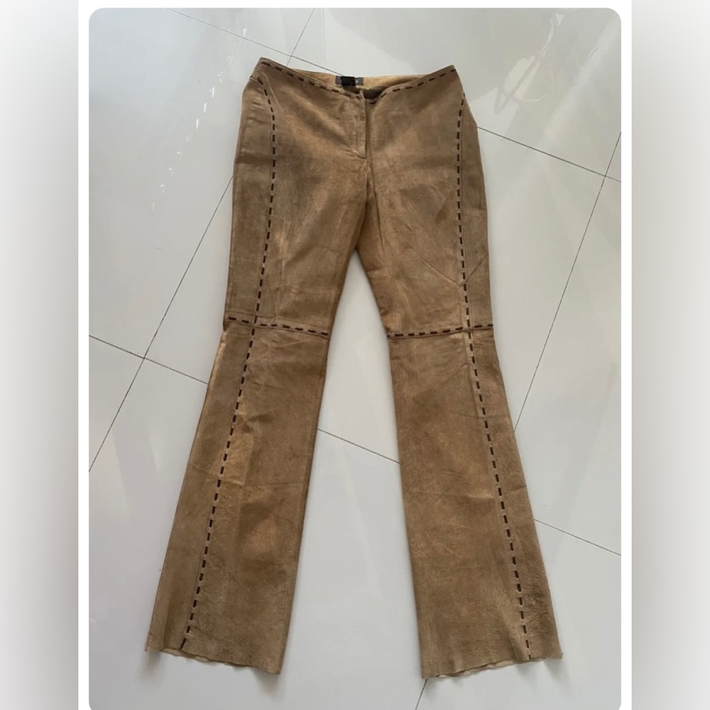 Vintage Suede Leather Guess Pants